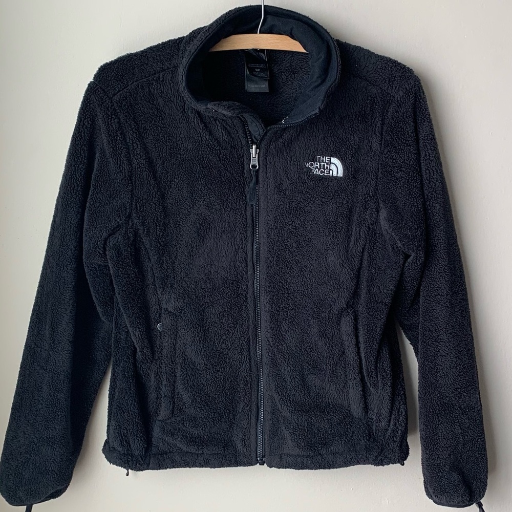 The North Face black sherpa jacket